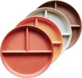 9 Inch 4PCS Unbreakable Portion Control Plates, Divided Plates by greenandlife