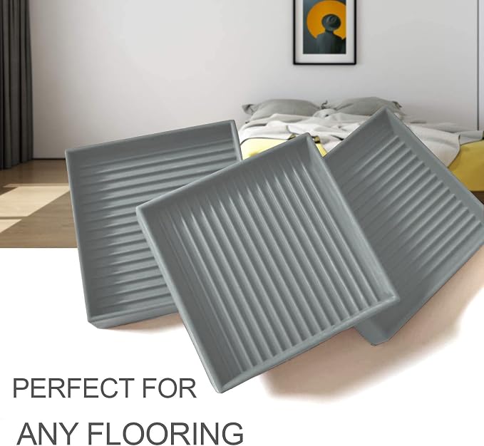 Furniture Coasters, Rubber Furniture Feet, Anti Slide Floor Protector - Image 2