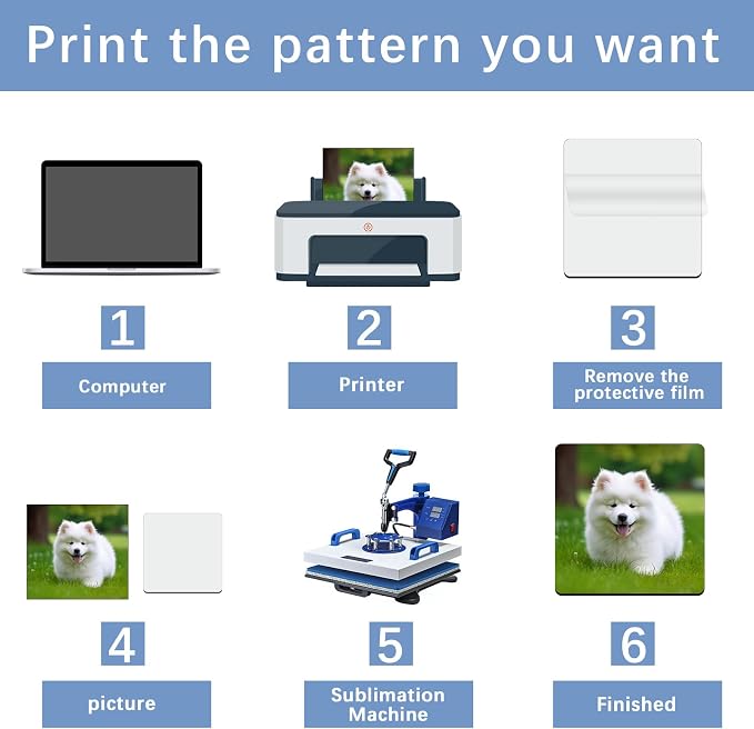 36 Pcs Sublimation Square Coaster Blanks Bulk - Image 4