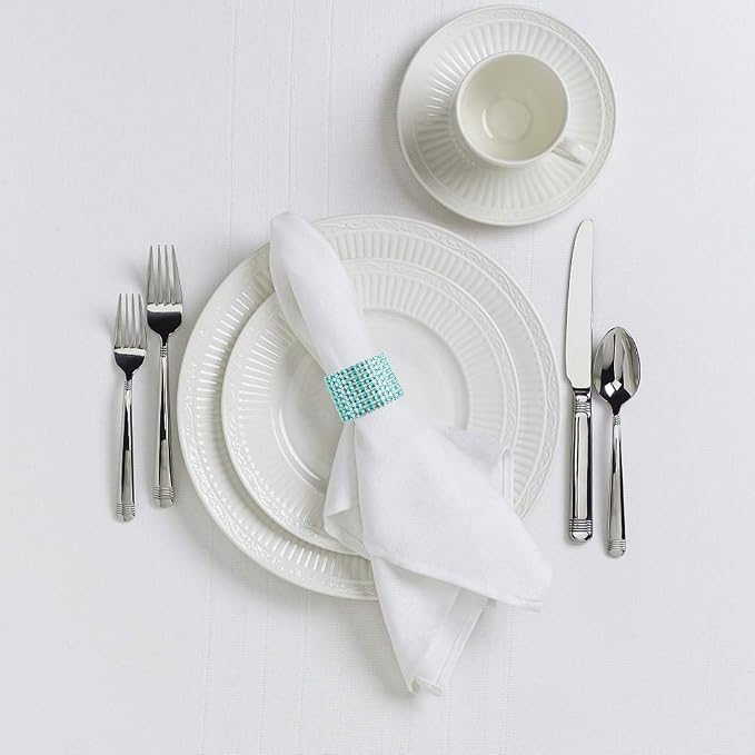 Accmor 50pcs Napkin Rings, DIY Decoration - Image 4