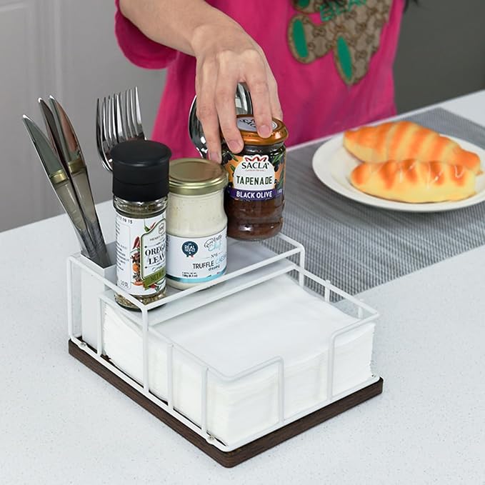 Napkin Holder for Table, Countertop Organizer - Image 3