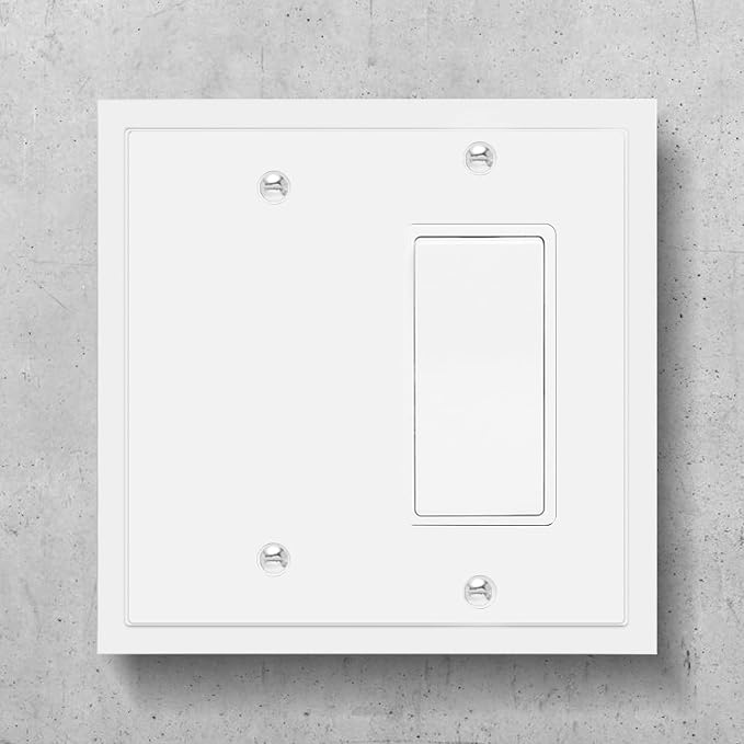 Modern Edge Decorative Wall Plate Switch Plate Outlet Cover, Durable Solid Zinc - Image 2