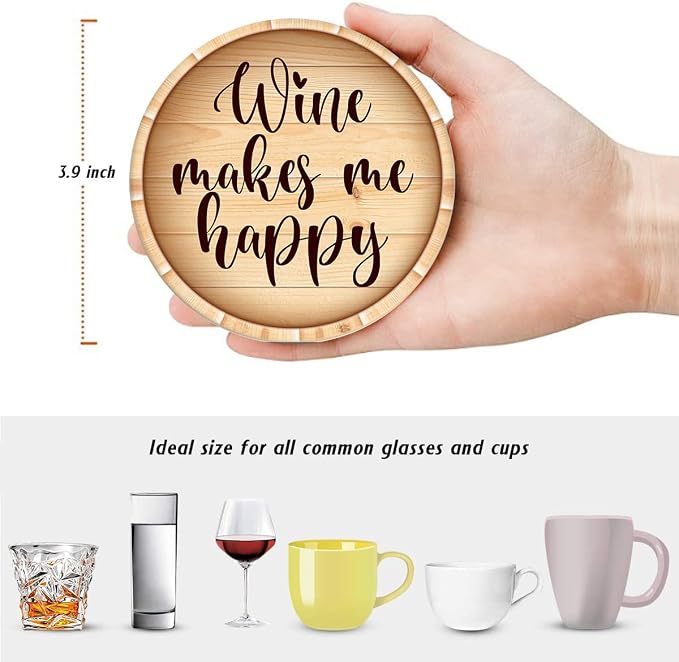 Coasters for Drinks, Ceramic Stone - Image 4