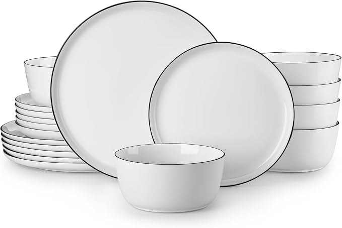 MALACASA 18-Piece Dinnerware Set by MALACASA