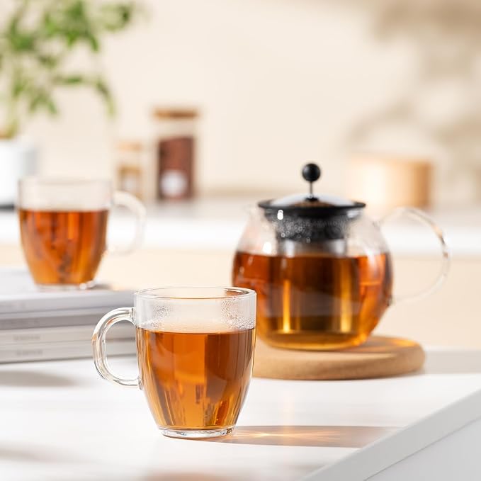 Bodum 12oz Bistro Coffee Mug Single-Wall Tempered Glass, 2 Pack - Image 5
