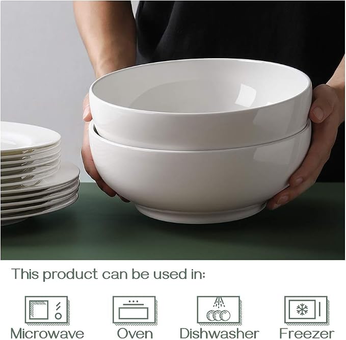 DOWAN Serving Bowls, 90 OZ Large Salad Bowls - Image 4