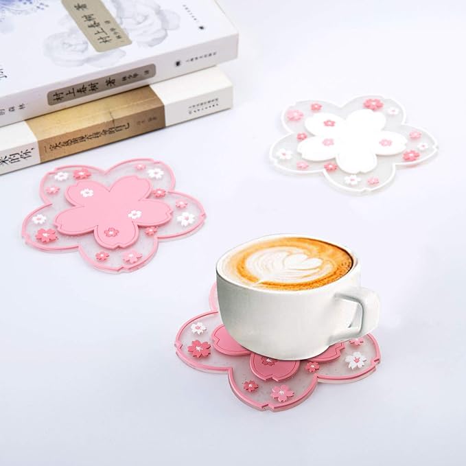 Conisy Flower Coasters for Drinks - Image 2