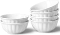 HOMBENE White Porcelain Fruit Bowls, 4.7 Inch Serving Bowls, Ice Cream Bowl by HOMBENE