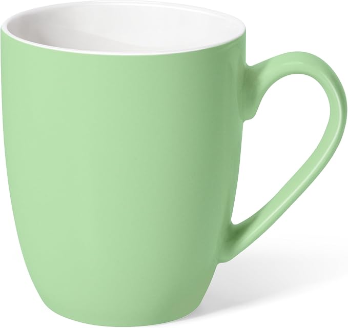 Urbanstrive 16 oz Large Coffee Mugs Set of 6 Ceramic Coffee Mug White Coffee - Image 9