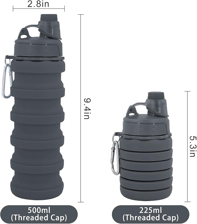 Collapsible Water Bottles Travel water bottle Sports Portable Sport Water - Image 3