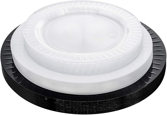 Party Essentials Elegance Quality Hard Plastic 10.25-Inch Round Party/Dinner - Image 4