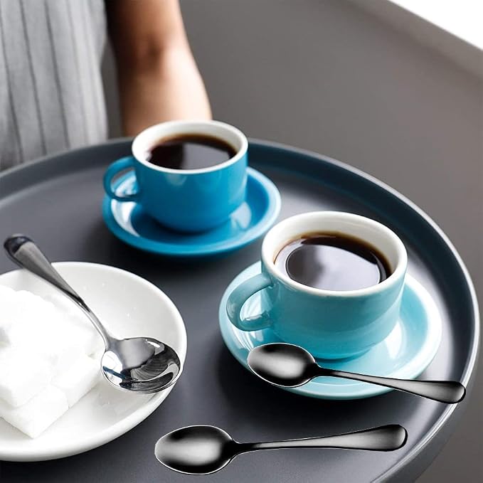 Demitasse Espresso Spoons, 5.5 Inches Stainless Steel Small Spoons - Image 3