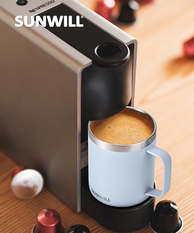 SUNWILL Travel Coffee Mugs Set of 4, Insulated Tumbler - Image 6