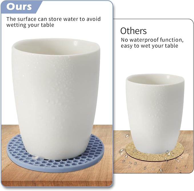 TWTLi Silicone Coasters Set of 6 - Image 6