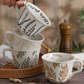 Ceramic Mug Set of 4, 11oz by Tvvtuww