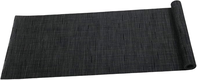 SHACOS Woven Vinyl Table Runner 12x54 inch Indoor Outdoor Table Mats Wipe Clean - Image 6
