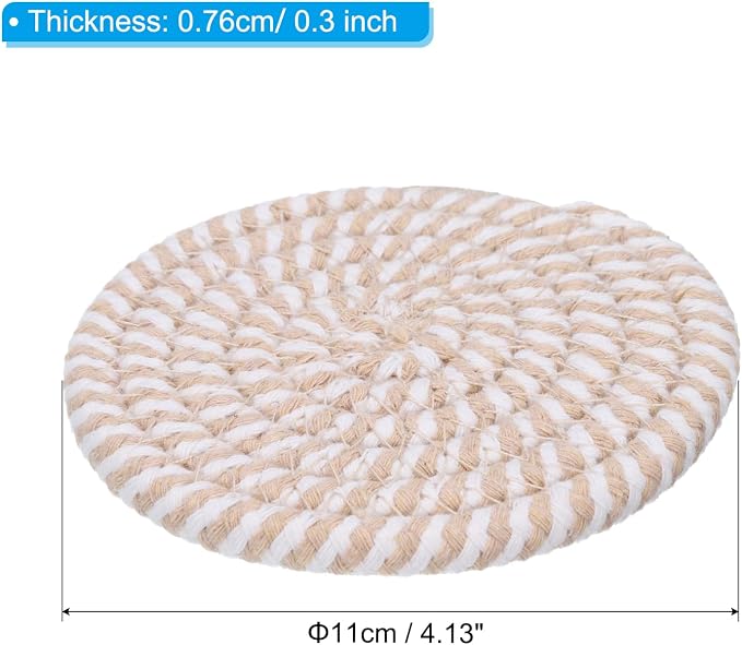 uxcell 8 Pcs Drink Coasters - Image 2