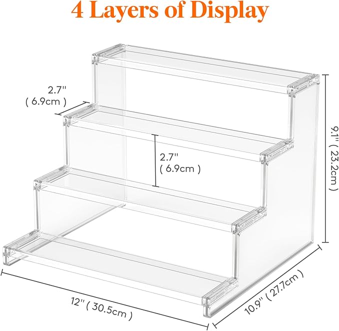 Lifewit 12" Perfume Organizer, Cologne Stand Tool-Free Assembly, Nail Polish - Image 4