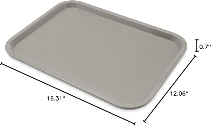 Carlisle Cafe Tray, Fast Food Restaurant Tray, 12 x 16, 1 Ct - Image 4