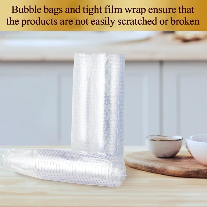 Vplus 150 Pack 12 OZ Clear Disposable Plastic Drinking Cups - Image 6