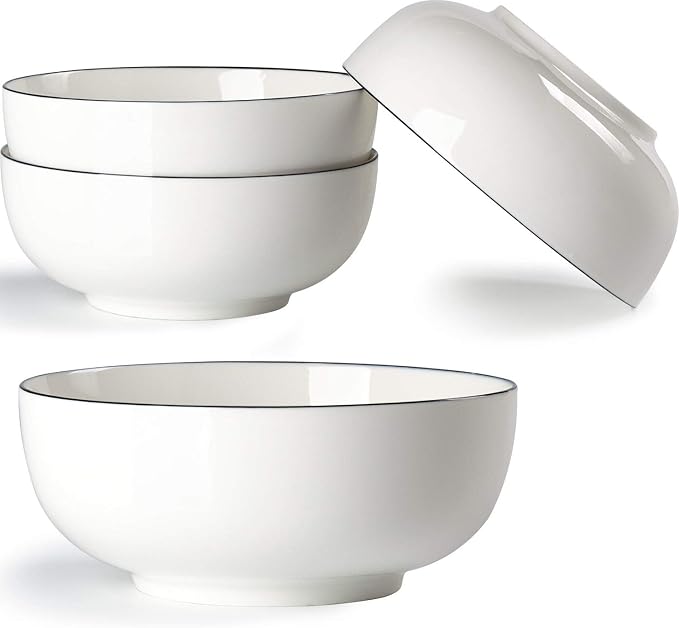 Hesen 40 Ounce Large Soup Bowls, Large Cereal Bowls, Large Pho Bowls, Durable by Hesen