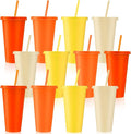 Skylety 12 Pcs Orange Plastic Cups by Skylety