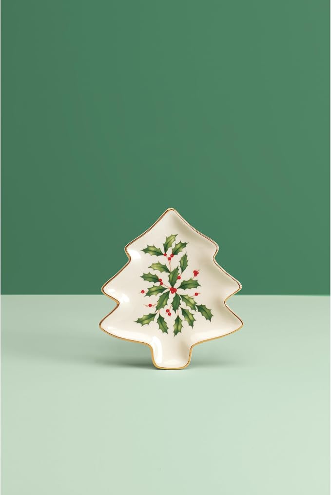 Lenox Hosting the Holidays Christmas Tree Plate | dishwasher safe | 5.75 inch | - Image 2