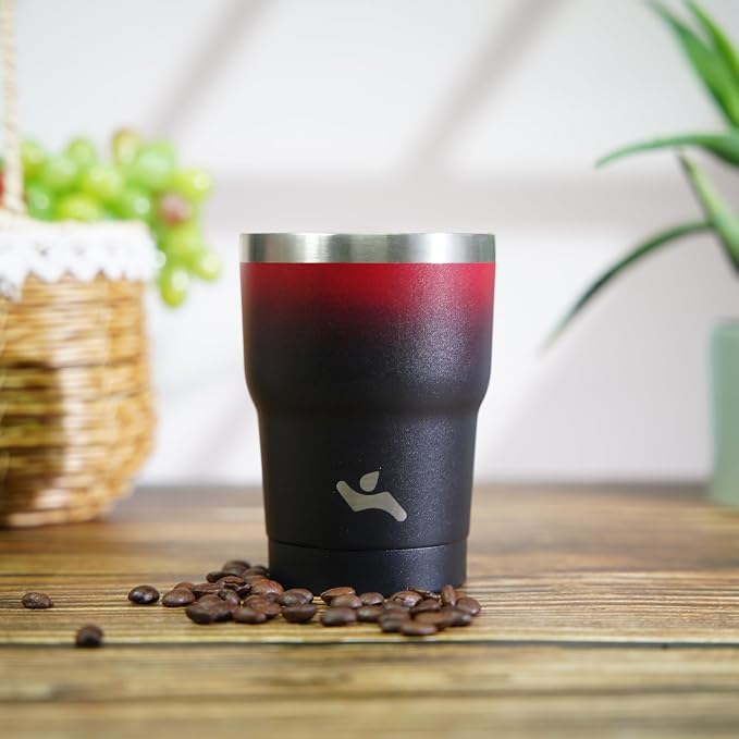 Konokyo 10 oz Tumbler with Handle and Straw, Insulated Travel Mug | Mystic - Image 6
