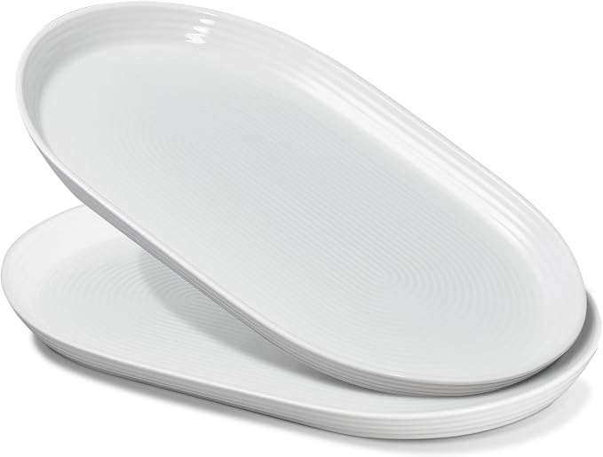 ONEMORE 16 Inch Ceramic Serving Plates by ONEMORECeramics