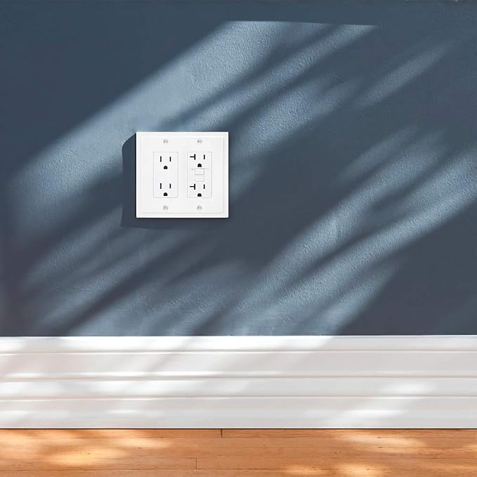 Modern Edge Decorative Wall Plate Switch Plate Outlet Cover, Durable Solid Zinc - Image 3