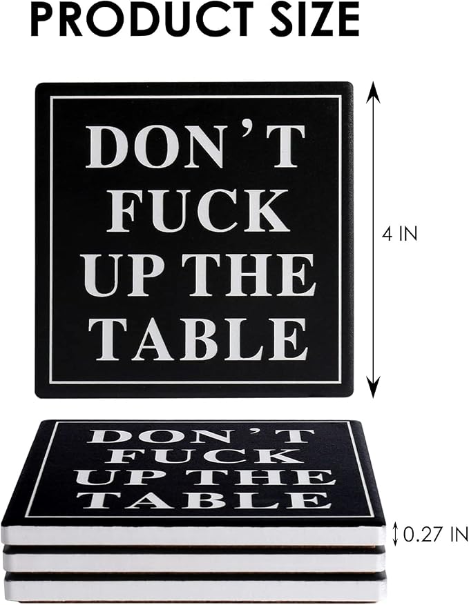 wonlex Ceramic Coasters Absorbent - Image 6