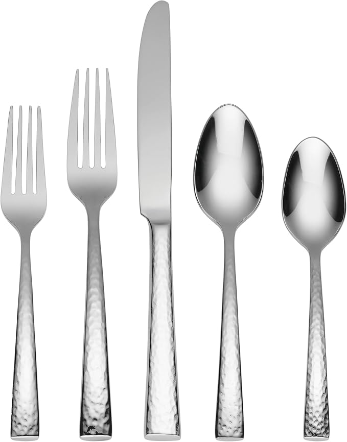 Oneida F032005A Cabria 5 Piece Fine Flatware Set, Service by Oneida
