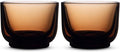 Fellow Pirch Cortado Cups 4.5 oz, Weighted Soda Lime Glass Amber | Curved by Unknown