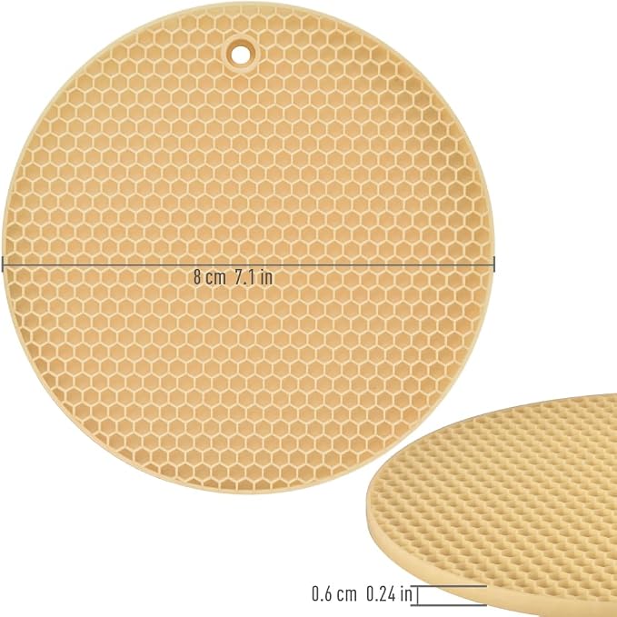 homEdge Silicone Trivets Mat, 6 Packs Multipurpose Non Slip Heat Resistant Pot - Image 6