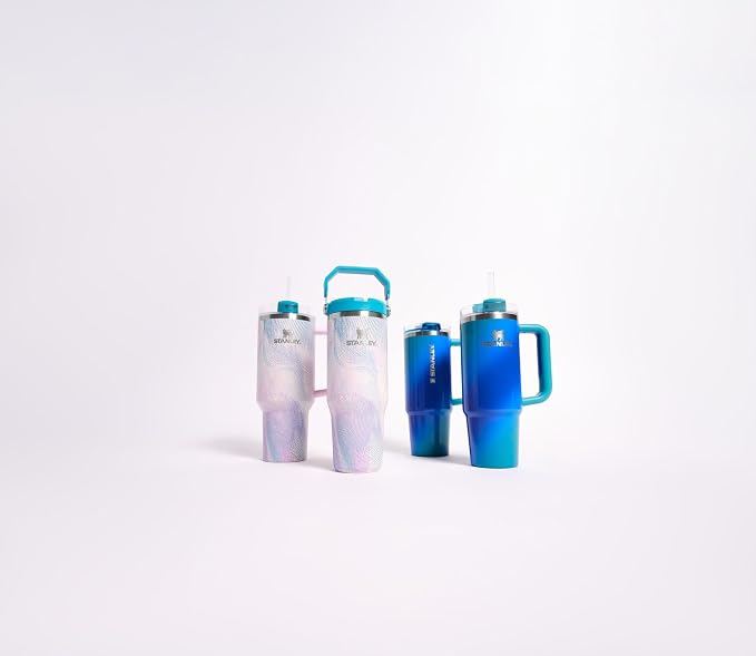 STANLEY IceFlow 2.0 Flip Straw Tumbler, 30 oz, Sea Glass Plume | Easy Carry - Image 4
