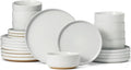 Famiware Milkyway 24-Piece Stoneware Dinnerware Set, Dishes Set by Famiware