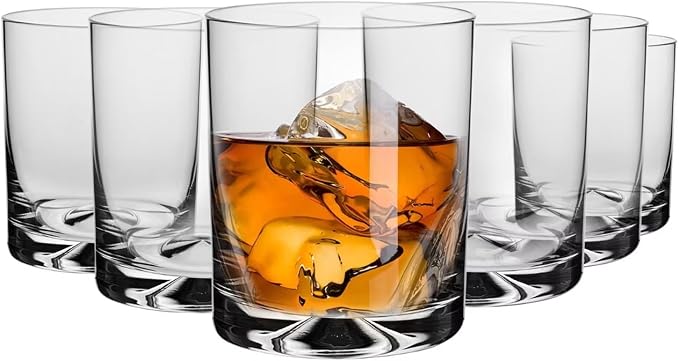 Krosno Whisky Glasses | Set of 6 | 11.8 oz | Mixology Collection | Drinking by Krosno