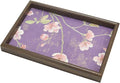 Wooden Valet Tray Floral Base Catchall Nightstand Organizer, Vanity – Vintage by Unknown