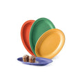 G.E.T. OP-610-MIX Melamine Oval Serving Platter, Mardi Gras Mix | Dishwasher by Unknown