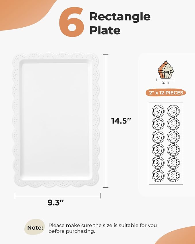 Kootek 10pcs Cupcake Stand Dessert Table Display Set Serving Tray - Image 4