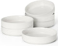 E-far Pasta Bowls Set of 6, 35oz Large Salad Bowl Plate by E-far