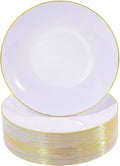 Nervure 100PCS Gold Plastic Plates by Nervure
