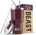 Beast 30 oz Tumbler Stainless Steel Vacuum Insulated Coffee Ice Cup Double Wall by GreensSteel