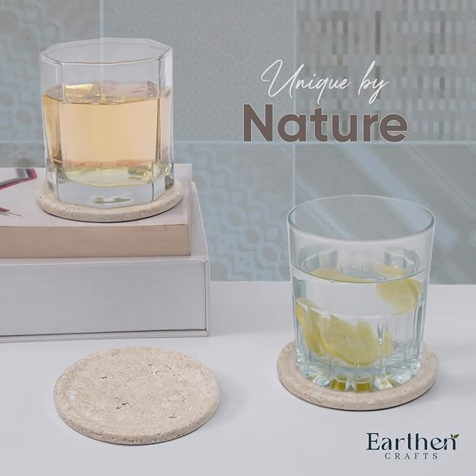 Travertine Marble Coasters - Image 5