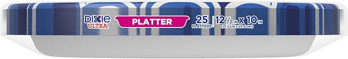 Dixie Ultra Disposable Paper Platters, Sturdy Design - Image 3