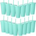 Honeydak 15 Pack Tumbler with Straw and Lid Bulk Cups by Honeydak