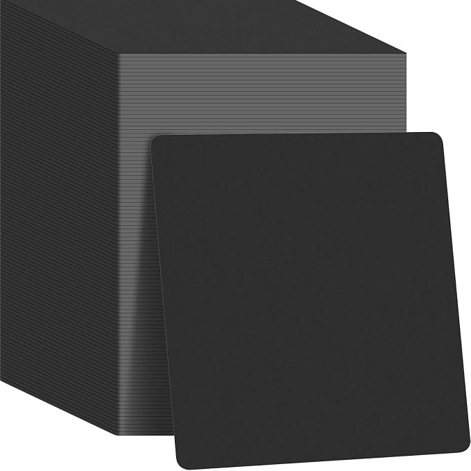 TaoBary Disposable Paper Bar Coasters Bulk, 4 Inch Cardboard Coasters Square by TaoBary