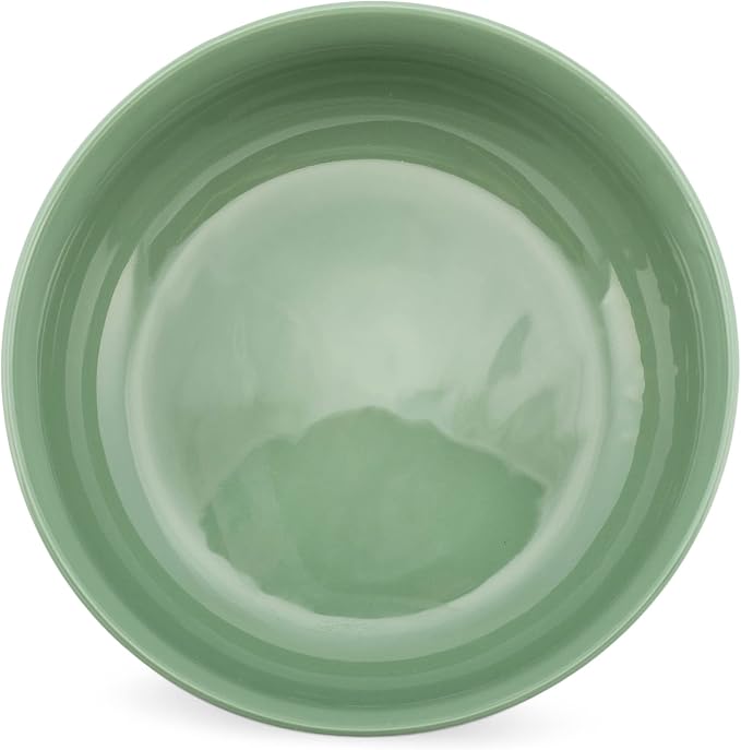 Elanze Designs Bistro Glossy Ceramic 8.5 inch Large Serving Bowls Set of 2 - Image 4