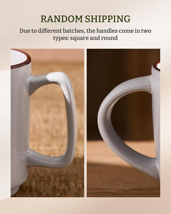 famiware Coffee Mugs Set of 4, Nebula 14oz Coffee Mugs Ceramic Cup Set | - Image 3