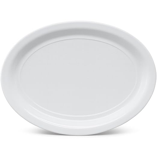 Carlisle FoodService Products Displayware Plastic Catering Platter 21" x 15" - Image 2